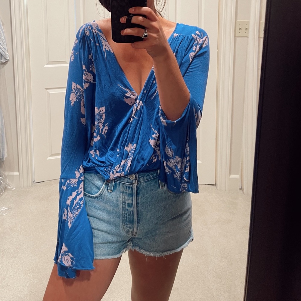 Free People floral top